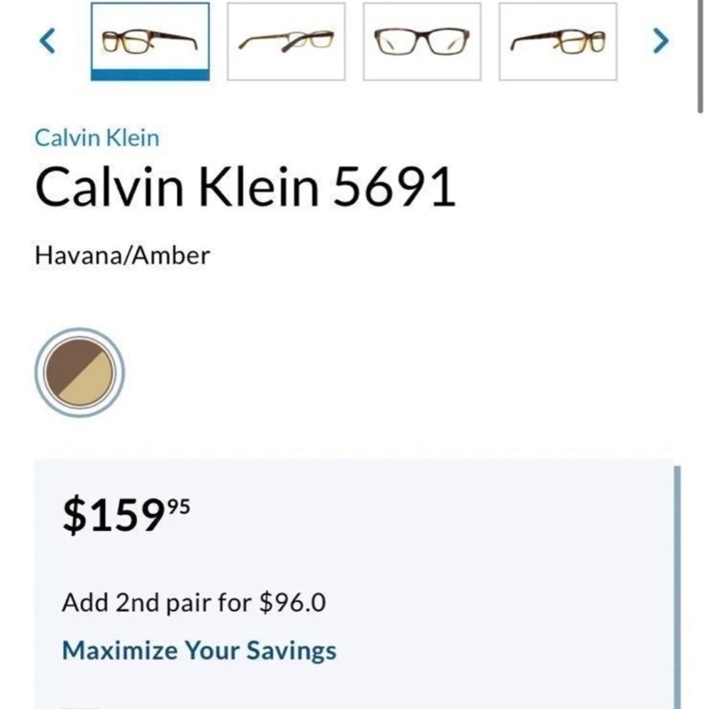 Calvin Klein Frames. They do have lenses that are -3.50.